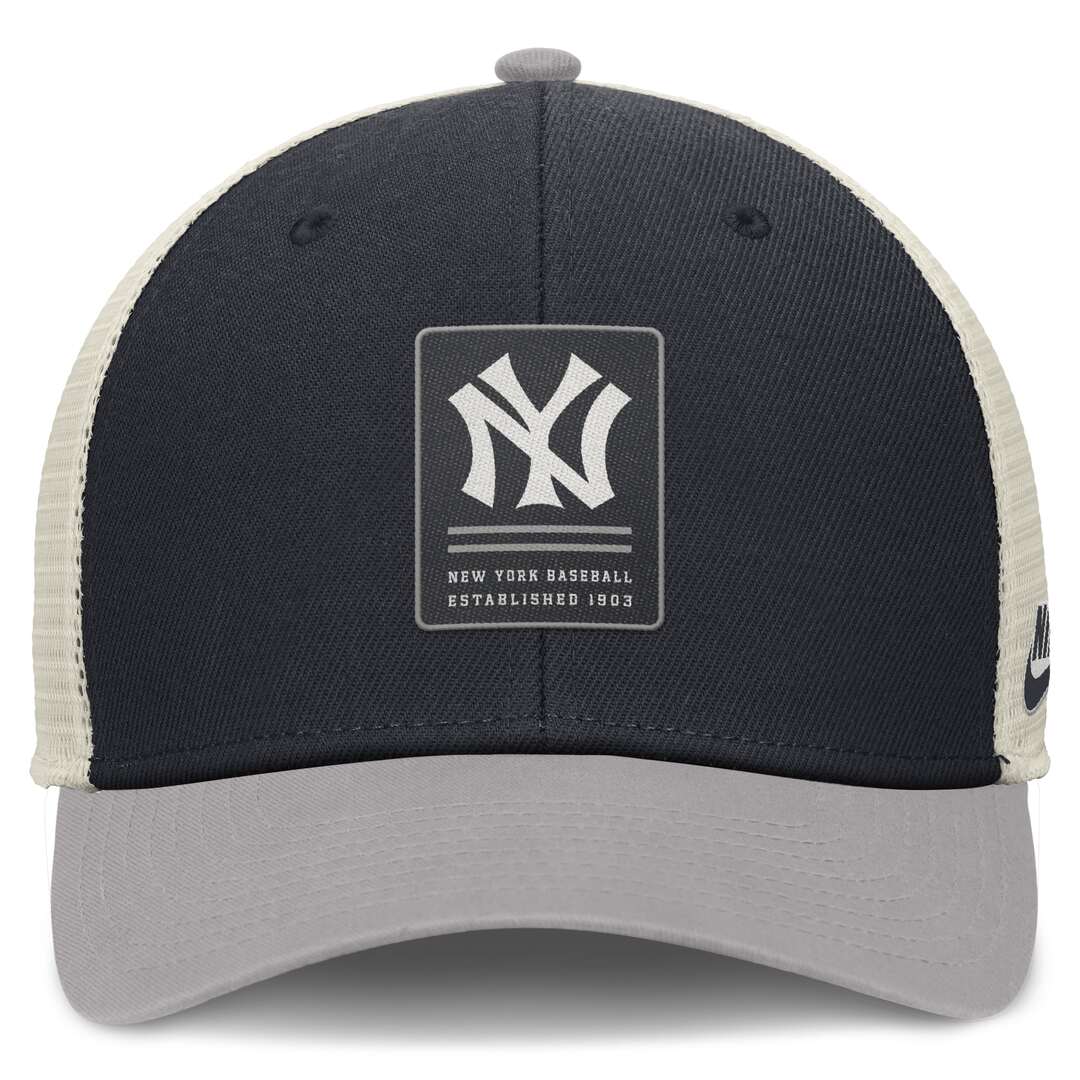 Nike Men's MLB New York Yankees Rise ST Adj Coop Trucker Cap
