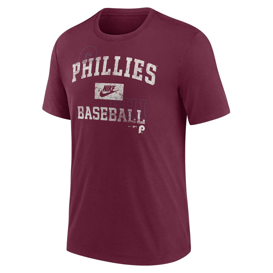Nike Men's MLB Philadelphia Phillies Coop Arch Threads T-Shirt