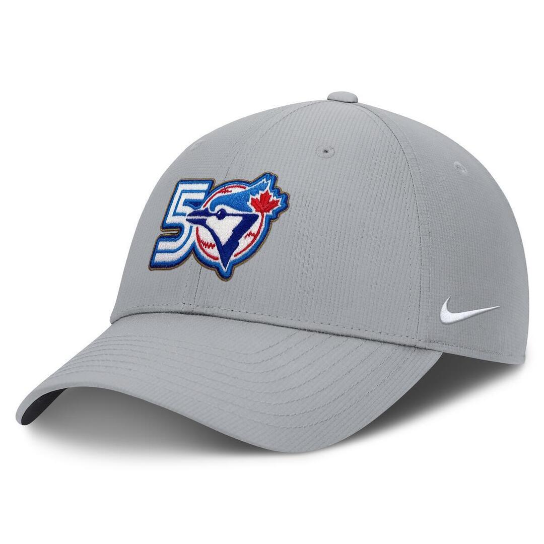 Nike Men's MLB Toronto Blue Jays 50th Anniversary Hat Grey



