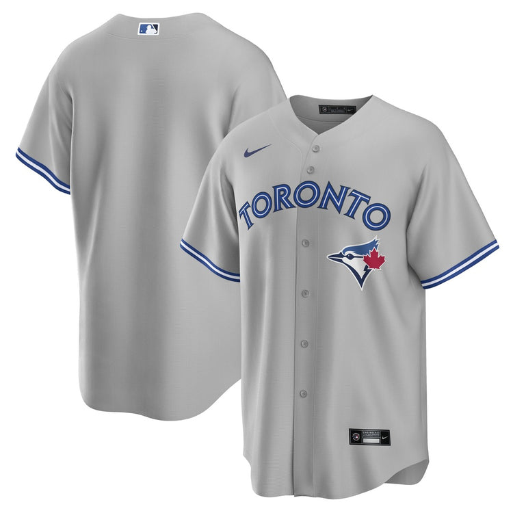 Nike Men's MLB Toronto Blue Jays Away Jersey Gray