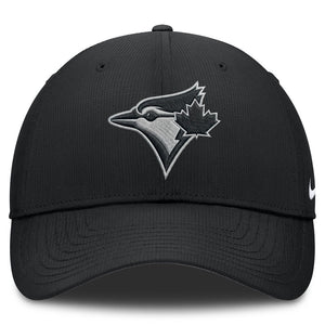 Nike Men's MLB Toronto Blue Jays Tonal Black Club Hat Black