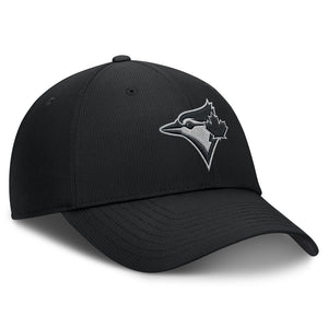 Nike Men's MLB Toronto Blue Jays Tonal Black Club Hat Black