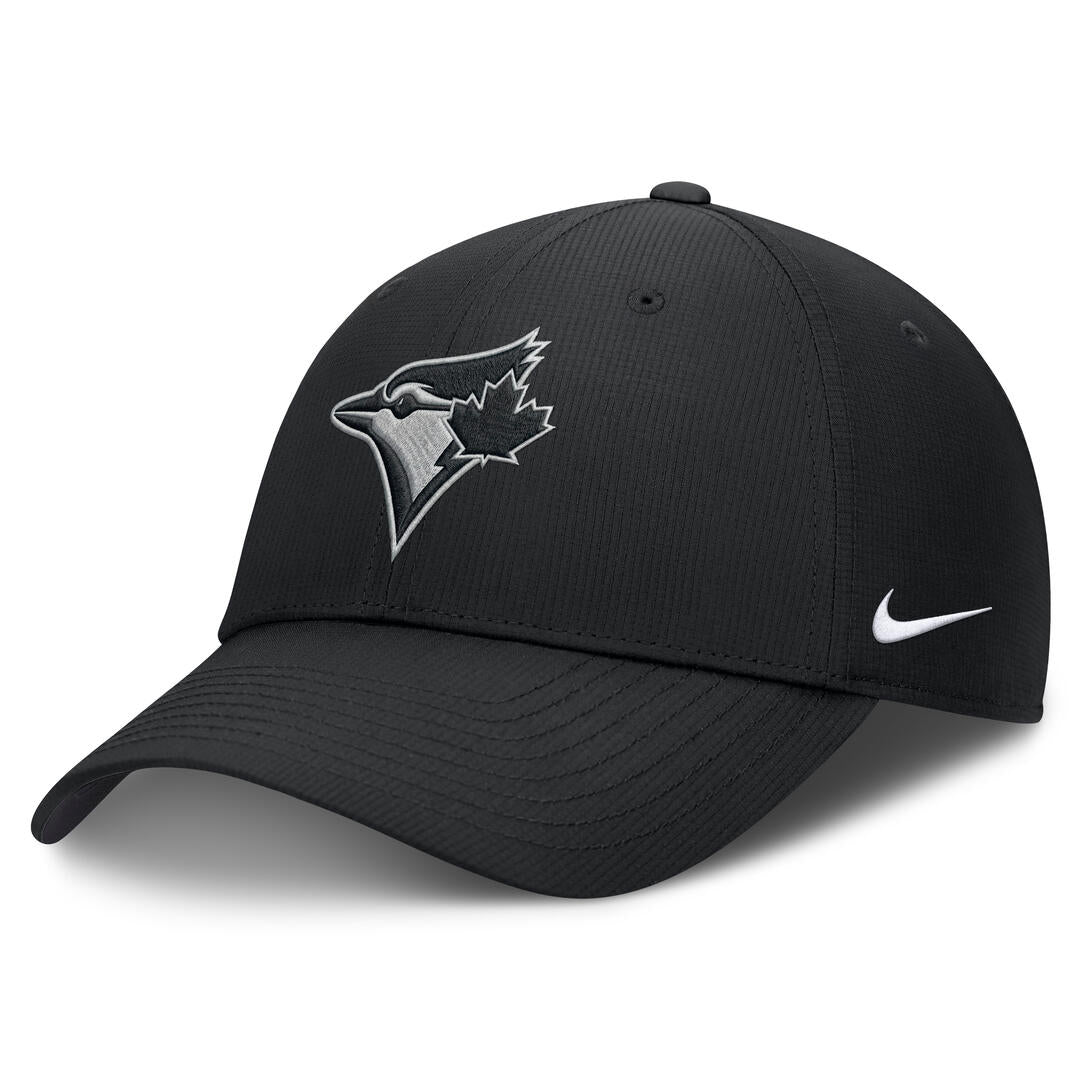 Nike Men's MLB Toronto Blue Jays Tonal Black Club Hat Black
