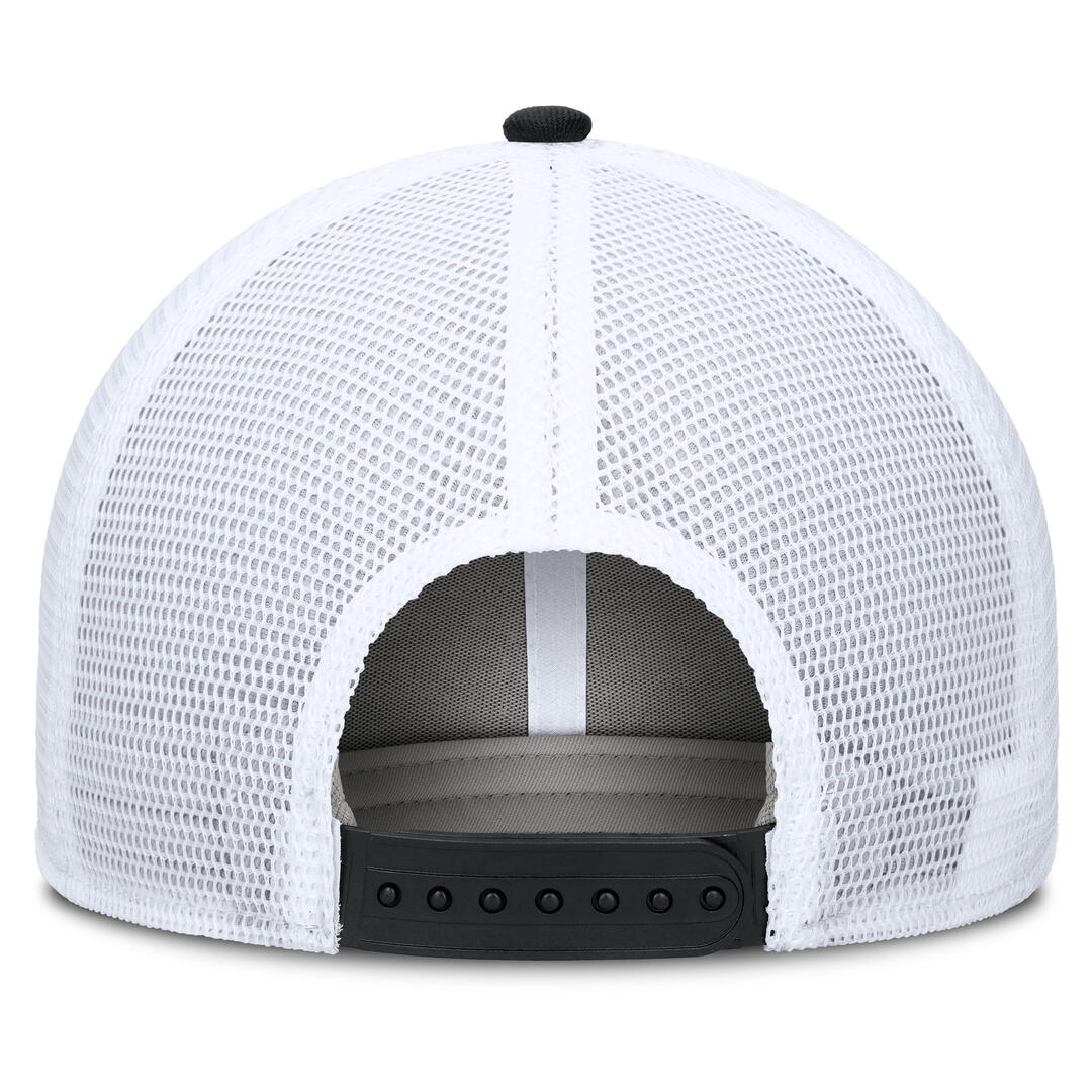 Nike Men's MLB Toronto Blue Jays Tonal Black Rise Trucker Hat Black
