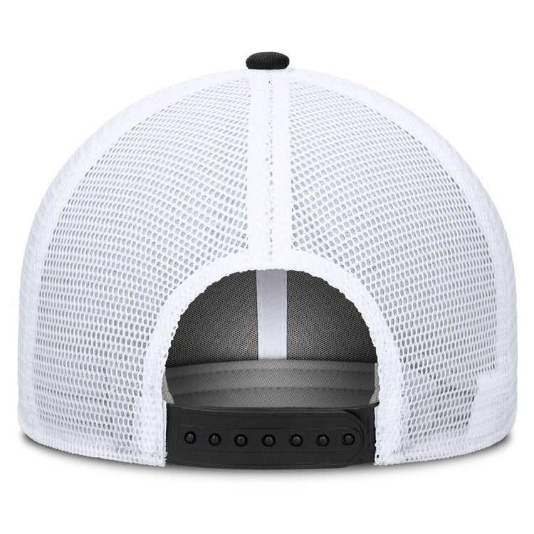 Nike Men's MLB Toronto Blue Jays Tonal Black Rise Trucker Hat Black