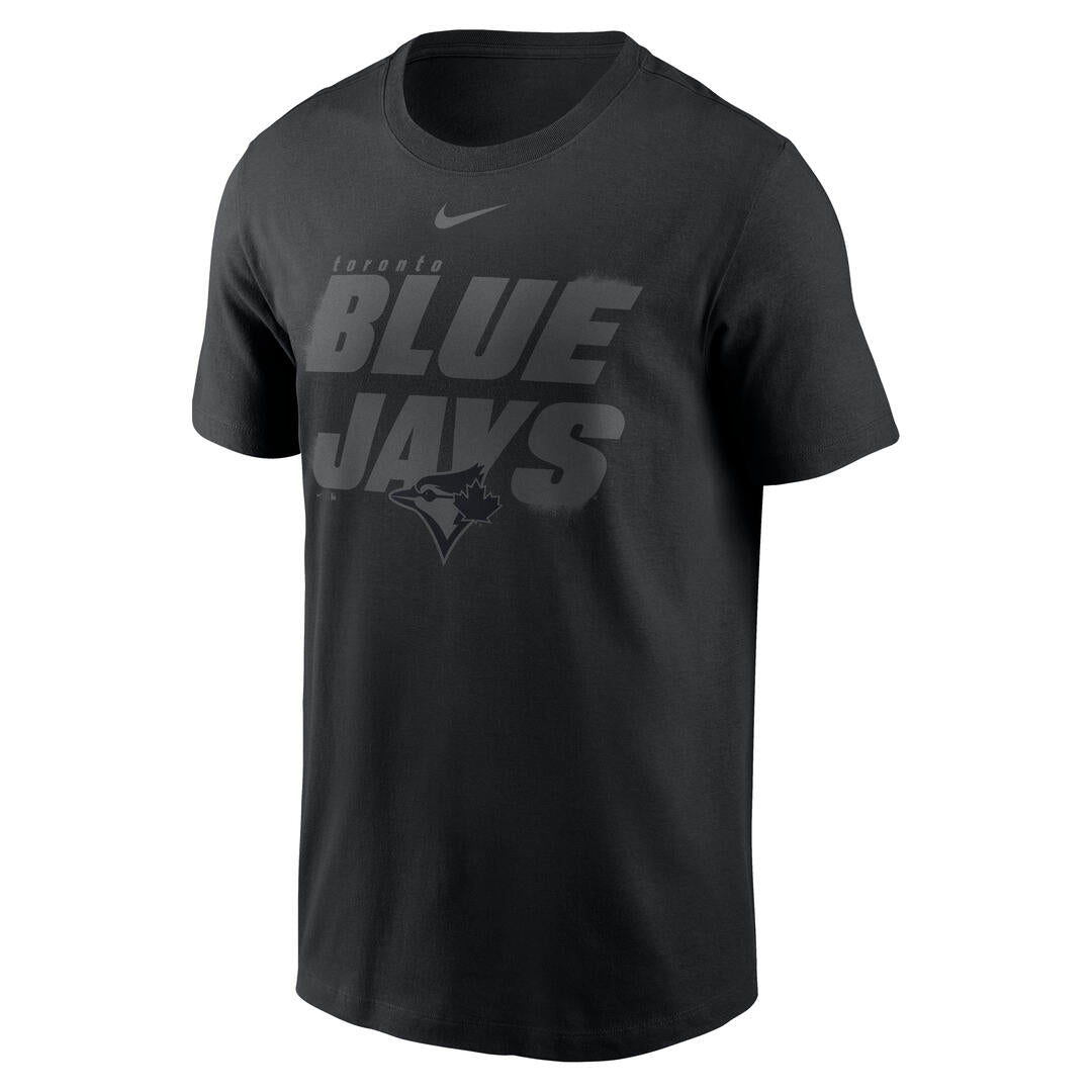 Nike Men's MLB Toronto Blue Jays Tonal Black T-Shirt