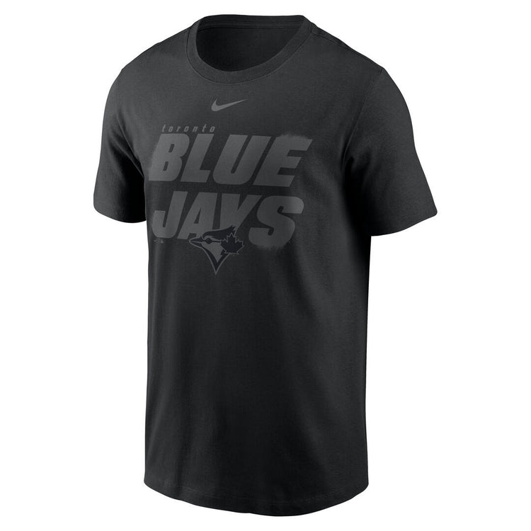 Nike Men's MLB Toronto Blue Jays Tonal Black T-Shirt