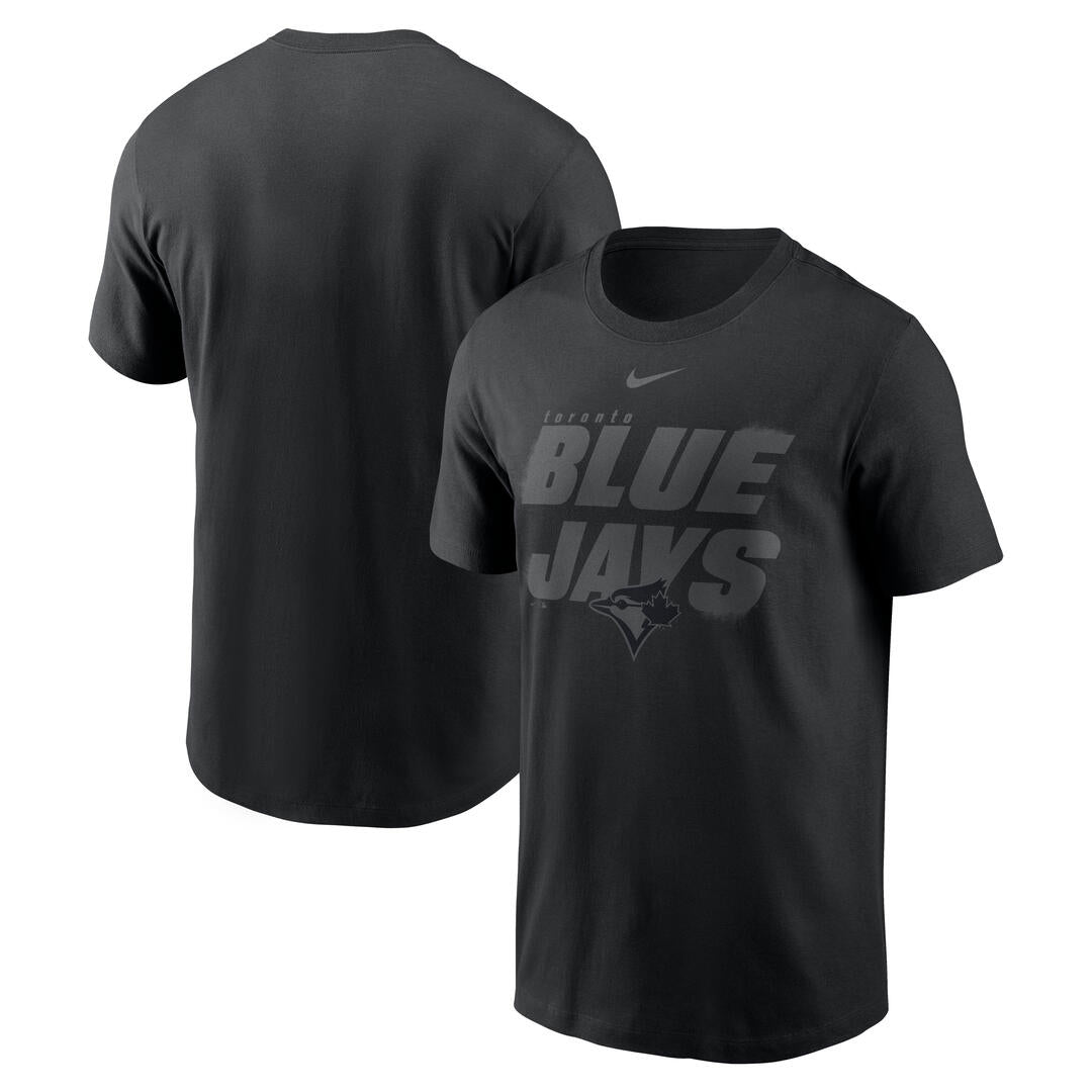 Nike Men's MLB Toronto Blue Jays Tonal Black T-Shirt