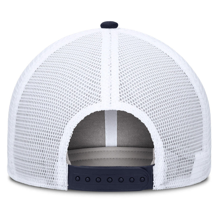 Nike Men's MLB Toronto Blue Jays Tonal Blue Rise Trucker Hat Blue
