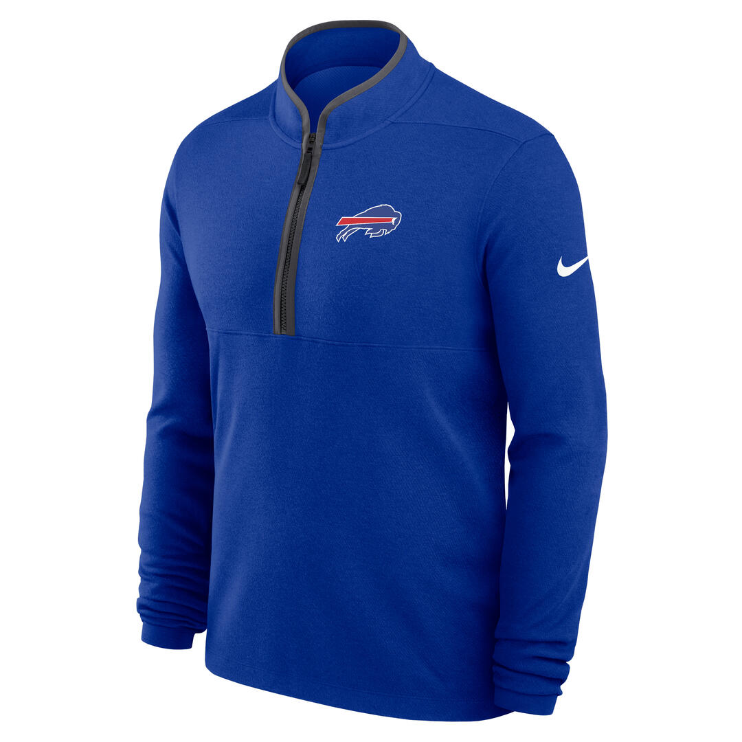 Nike Men's NFL Buffalo Bills Victory 1/2 Zip Long sleeve Top