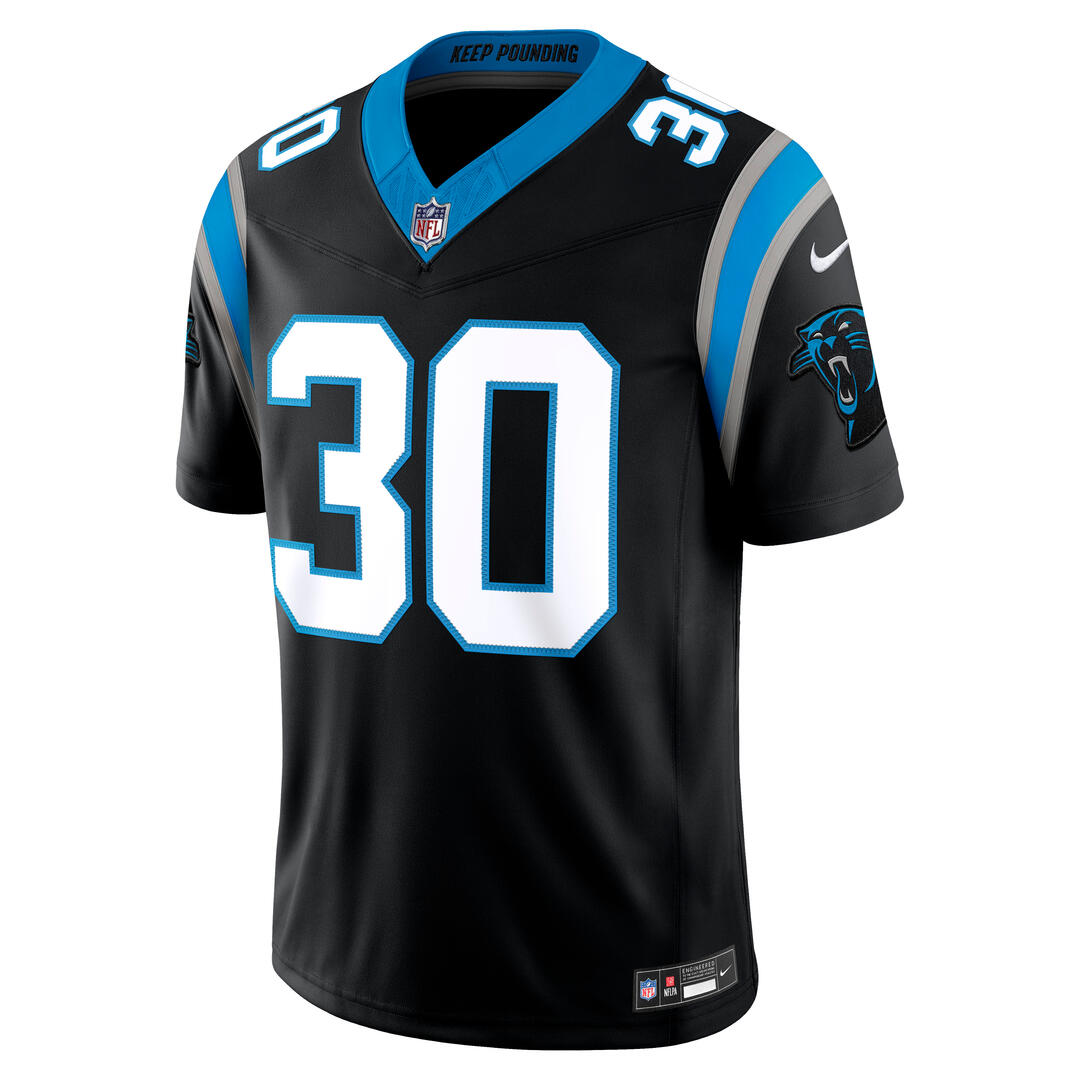 Nike Men's NFL Carolina Panthers Chuba Hubbard Limited Jersey