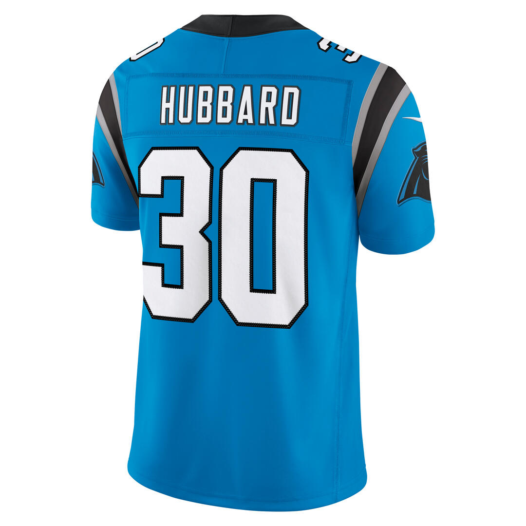 Nike Men's NFL Carolina Panthers Chuba Hubbard Limited Jersey