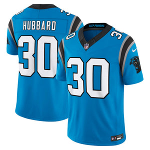 Nike Men's NFL Carolina Panthers Chuba Hubbard Limited Jersey