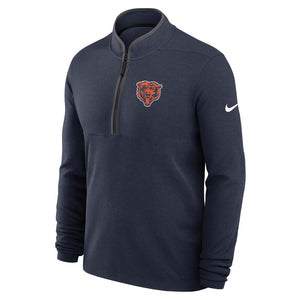 Nike Men's NFL Chicago Bears Victory 1/2 Zip Long Sleeve Top