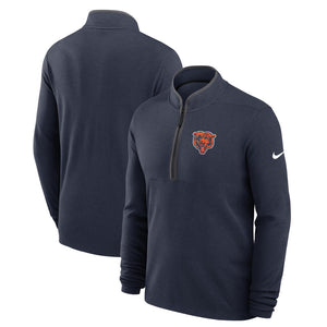 Nike Men's NFL Chicago Bears Victory 1/2 Zip Long Sleeve Top