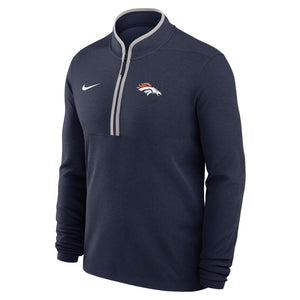 Nike Men's NFL Denver Broncos Victory 1/2 Zip Long Sleeve Top