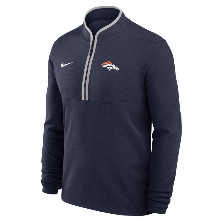 Nike Men's NFL Denver Broncos Victory 1/2 Zip Long Sleeve Top