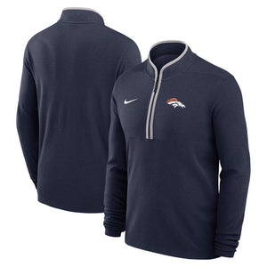 Nike Men's NFL Denver Broncos Victory 1/2 Zip Long Sleeve Top