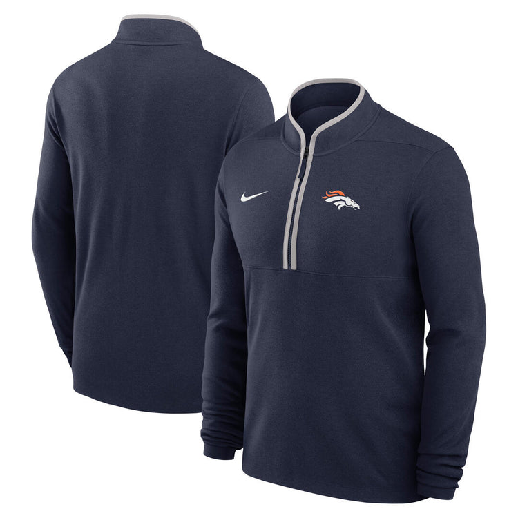 Nike Men's NFL Denver Broncos Victory 1/2 Zip Long Sleeve Top