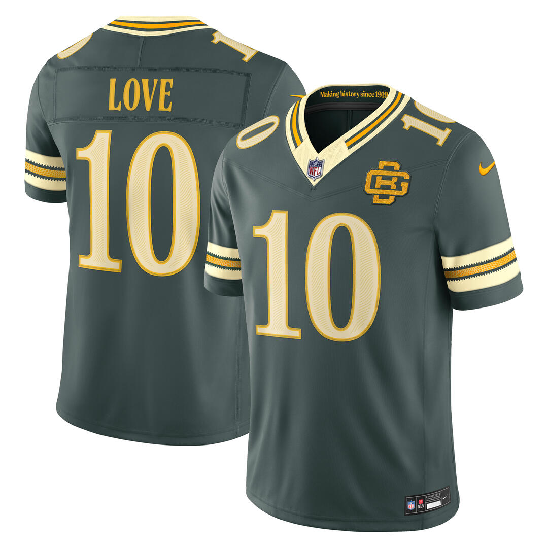 Nike Men's NFL Green Bay Packers Jordan Love Limited Rivalry Jersey
