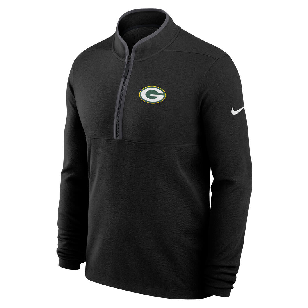 Nike Men's NFL Green Bay Packers Victory 1/2 Zip Long Sleeve Top