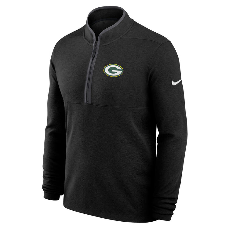 Nike Men's NFL Green Bay Packers Victory 1/2 Zip Long Sleeve Top