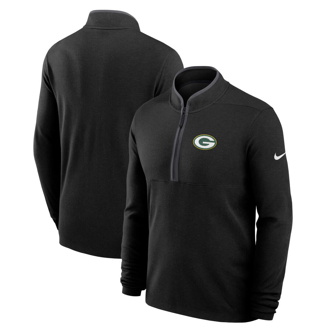 Nike Men's NFL Green Bay Packers Victory 1/2 Zip Long Sleeve Top