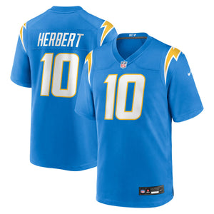 Nike Men's NFL Los Angleles Chargers Justin Herbert Home Game Jersey