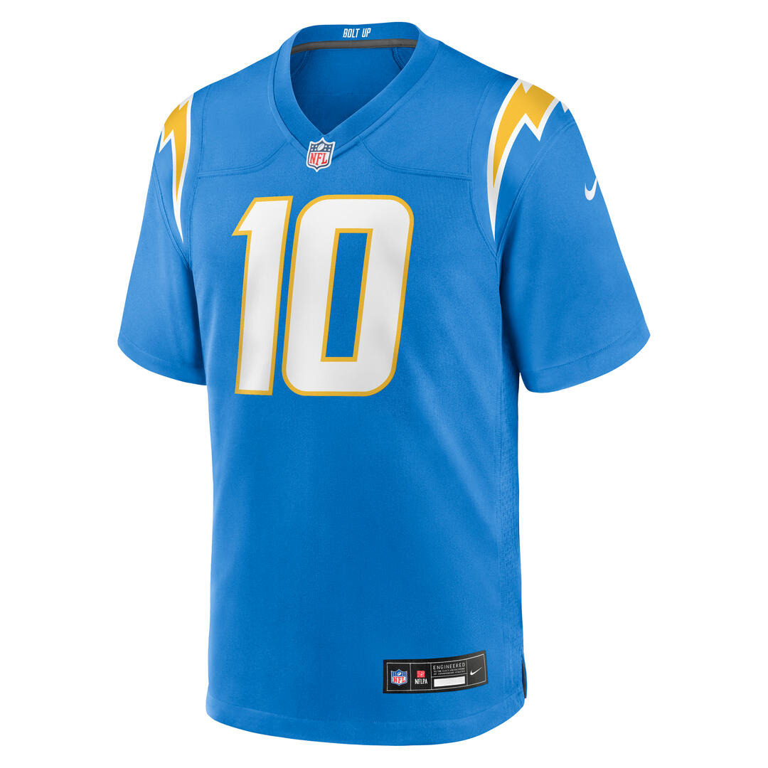 Nike Men's NFL Los Angleles Chargers Justin Herbert Home Game Jersey