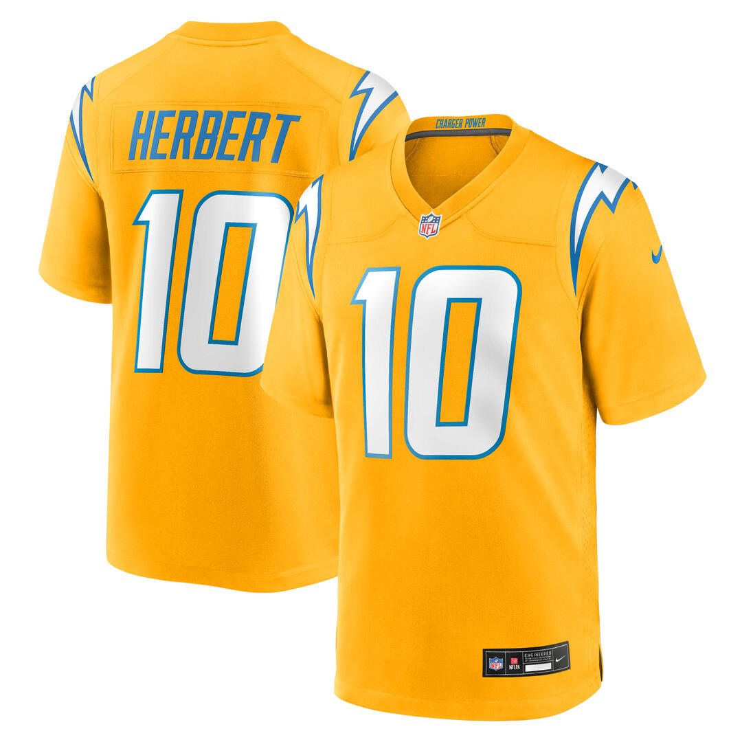 Nike Men's NFL Los Angeles Chargers Justin Herbert ALT Game Jersey