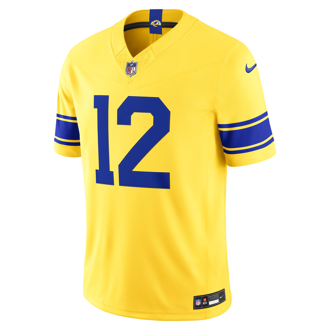 Nike Men's NFL Los Angeles Rams Puka Nacua Alternate 2 Limited Jersey