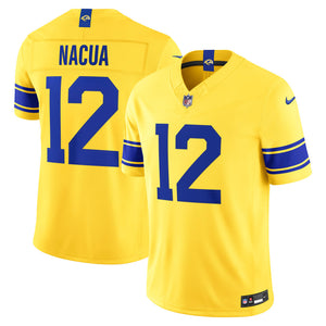 Nike Men's NFL Los Angeles Rams Puka Nacua Alternate 2 Limited Jersey