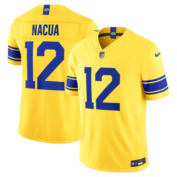 Nike Men's NFL Los Angeles Rams Puka Nacua Alternate 2 Limited Jersey