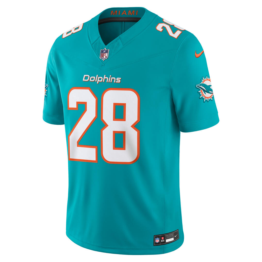 Nike Men's NFL Miami Dolphins De'Von Achane Limited Jersey