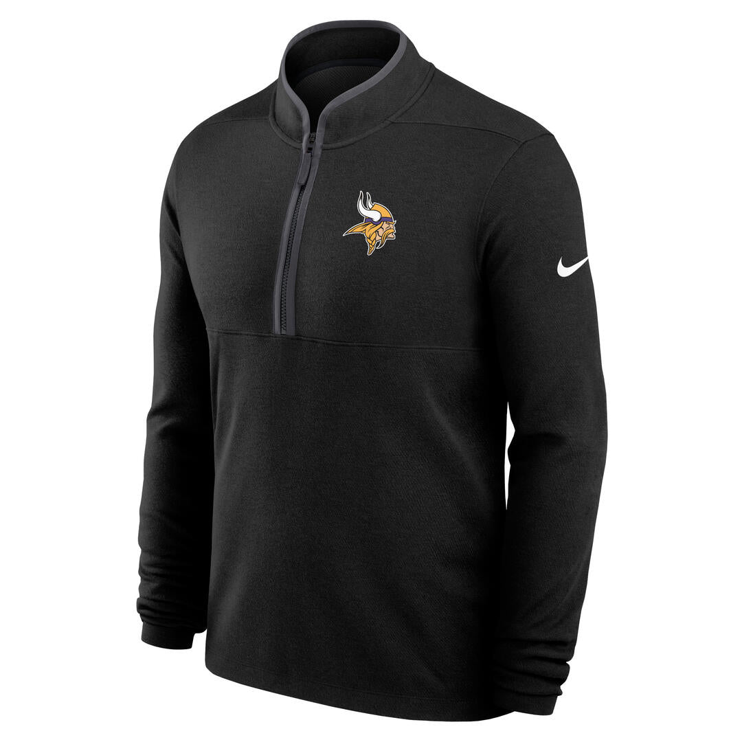 Nike Men's NFL Minnesota Vikings Victory 1/2 Zip Long Sleeve Top