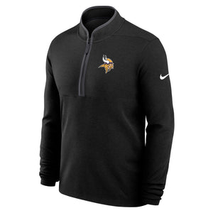 Nike Men's NFL Minnesota Vikings Victory 1/2 Zip Long Sleeve Top
