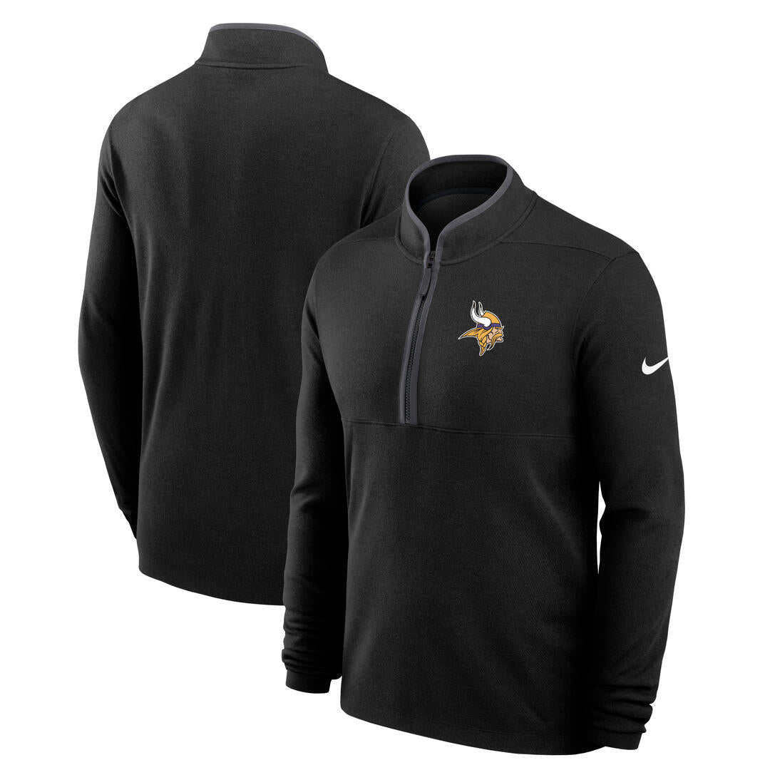 Nike Men's NFL Minnesota Vikings Victory 1/2 Zip Long Sleeve Top