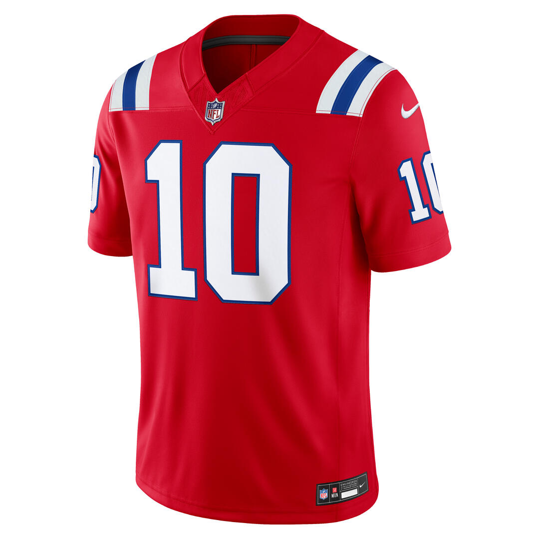  Nike Men's NFL New England Patriots Drake Maye Alternate Limited Jersey