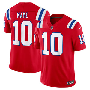  Nike Men's NFL New England Patriots Drake Maye Alternate Limited Jersey