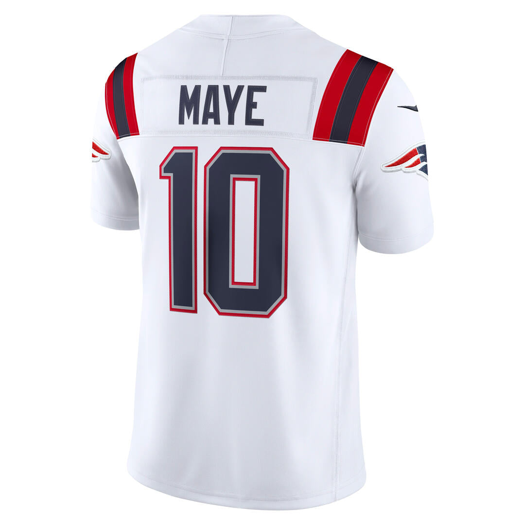 Nike Men's NFL New England Patriots Drake Maye Road Limited Jersey