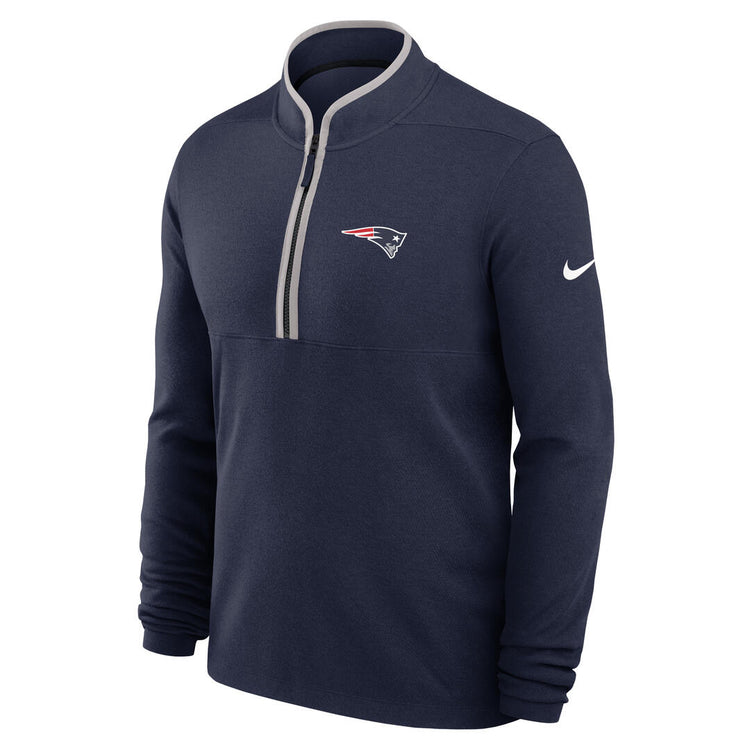 Nike Men's NFL New England Patriots Victory 1/2 Zip Long Sleeve Top