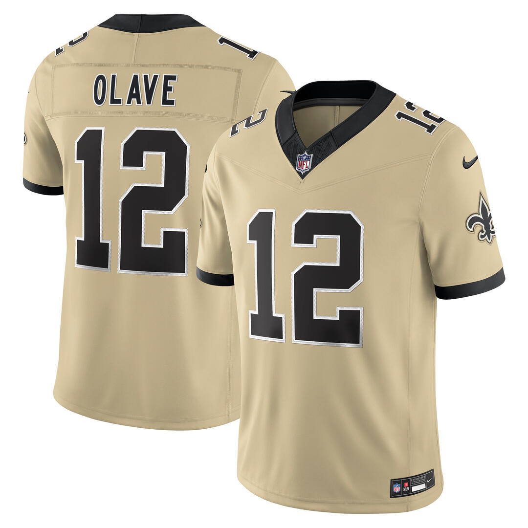 Nike Men's NFL New Orleans Saints Chris Olave Alternate Limited Jersey