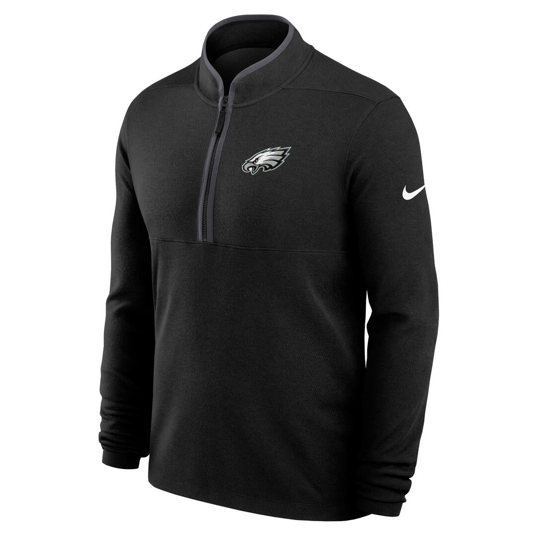 Nike Men's NFL Philadelphia Eagles Victory 1/2 Zip Long Sleeve Top
