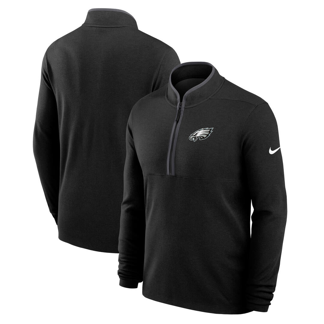 Nike Men's NFL Philadelphia Eagles Victory 1/2 Zip Long Sleeve Top