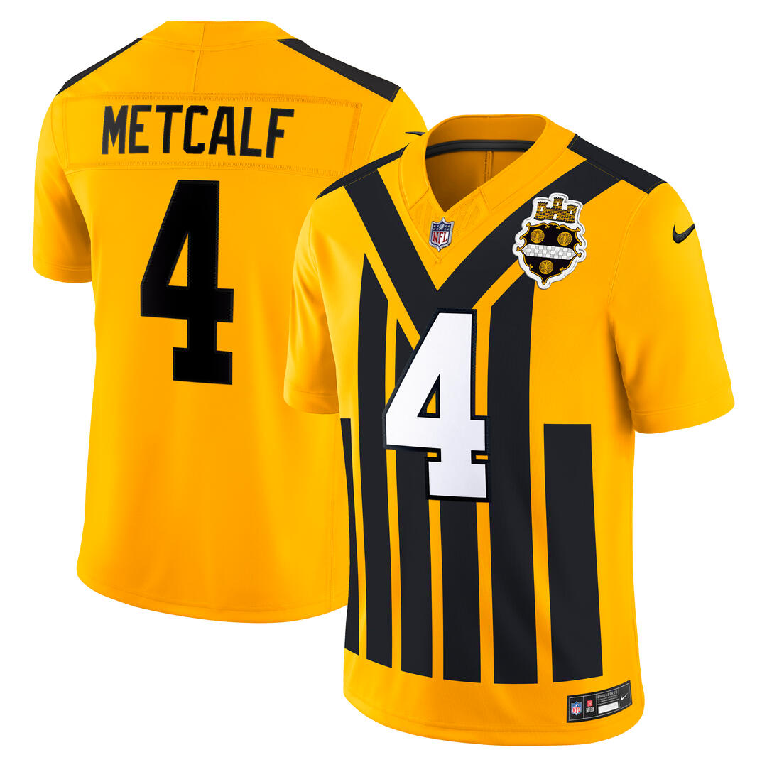 Nike Men's NFL Pittsburgh Steelers DK Metcalf Alternate Limited Jersey