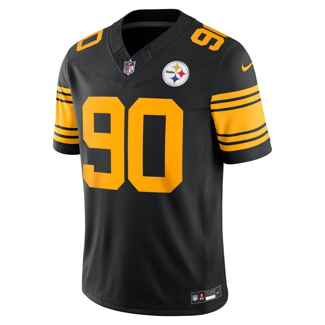 Nike Men's NFL Pittsburgh Steelers T.J. Watt Alternate 2 Limited Jersey