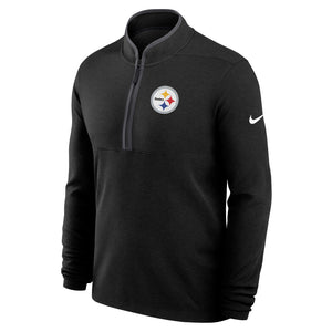 Nike Men's NFL Pittsburgh Steelers Victory 1/2 Zip Long Sleeve Top