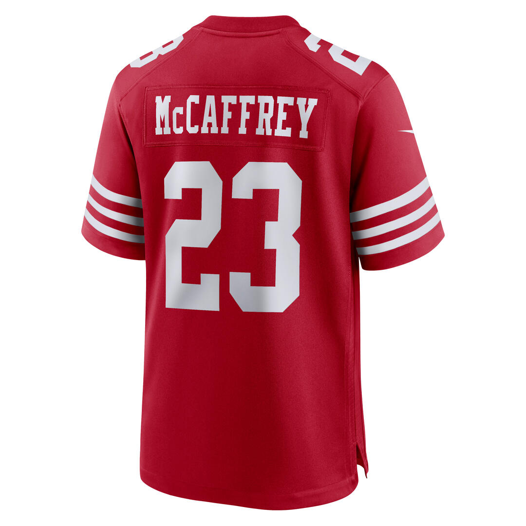 Nike Men's NFL San Francisco 49ers Christian McCaffrey Home Game Jersey
