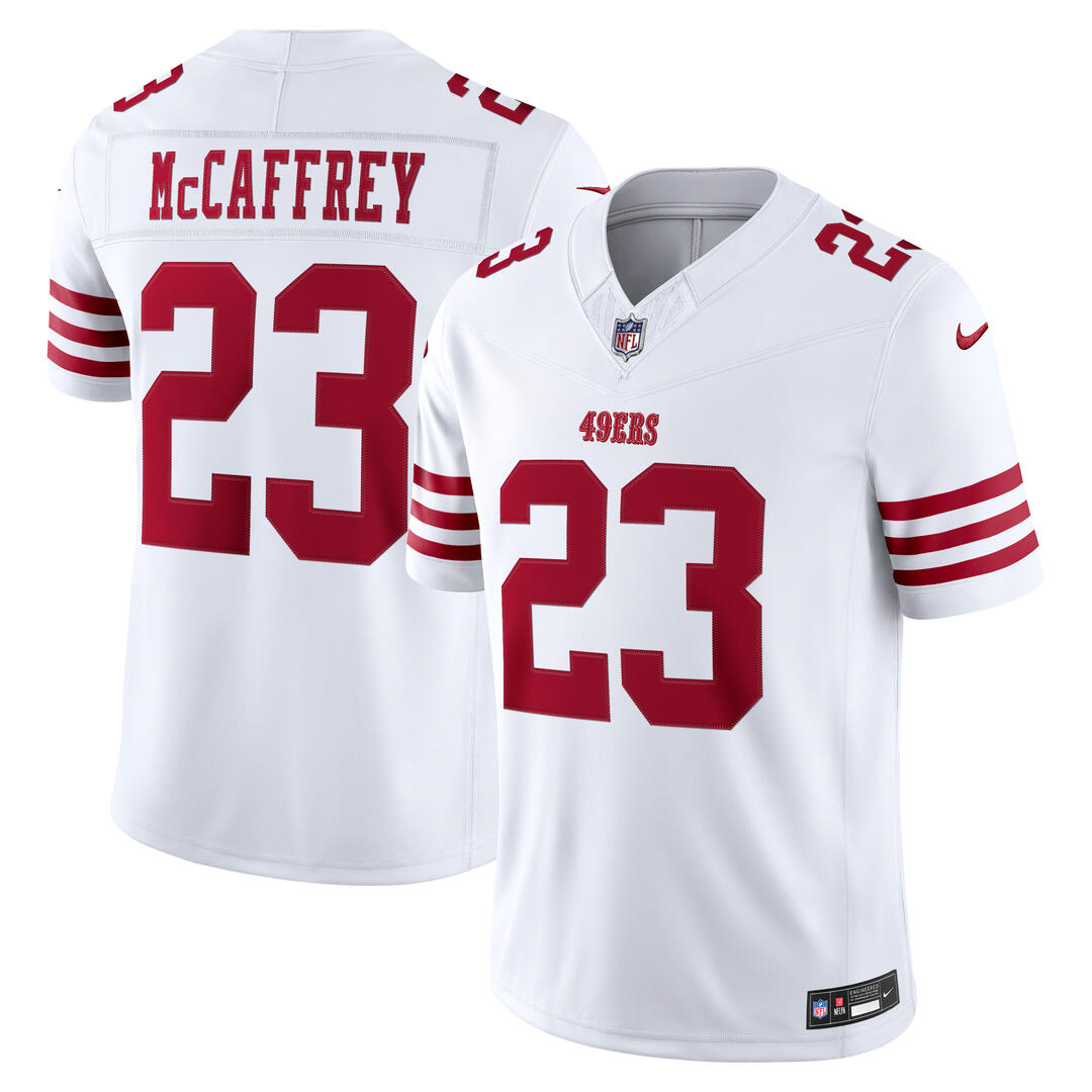 Nike Men's NFL San Francisco 49ers Christian McCaffrey Road Limited Jersey