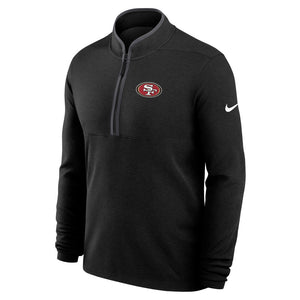 Nike Men's NFL San Francisco 49ers Victory 1/2 Zip Long Sleeve Top